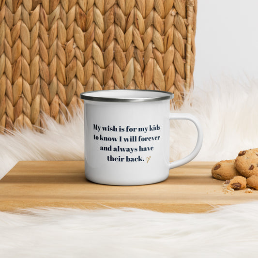 My Wish Enamel Mug