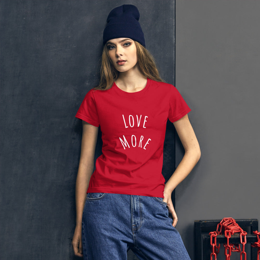 LOVE MORE | Women's short sleeve t-shirt